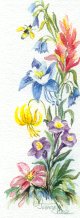 Wildflowers; matching card BC0087