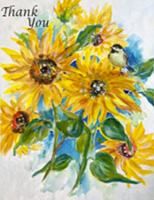 Bunch of sunflowers